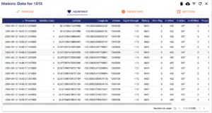 historical data software screenshot